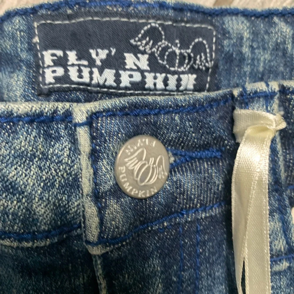 Fly'n Pumpkin Girls Flare‎ Jeans Medium Wash Denim Western Fall Size 10